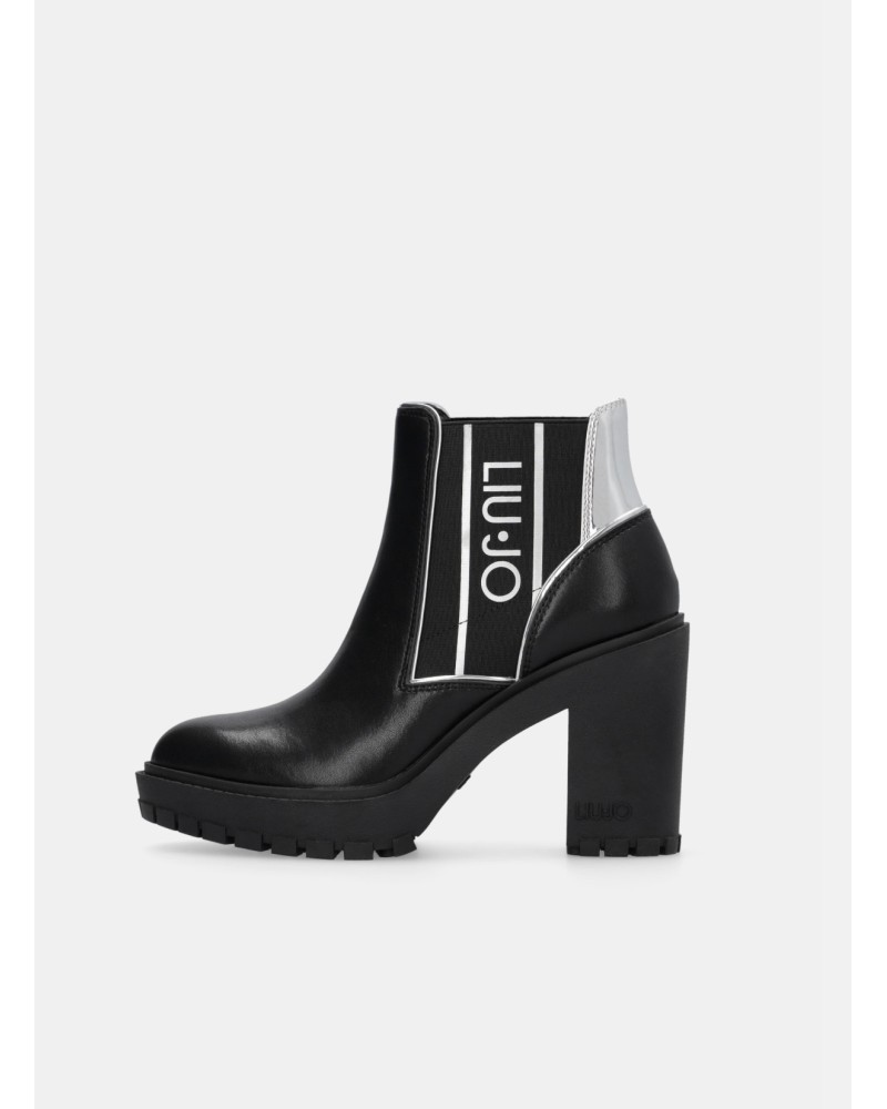 Bottines Ruby 04 LIU JO en cuir avec logo LIU JO - 5