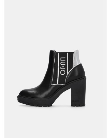 Bottines Ruby 04 LIU JO en cuir avec logo LIU JO - 5