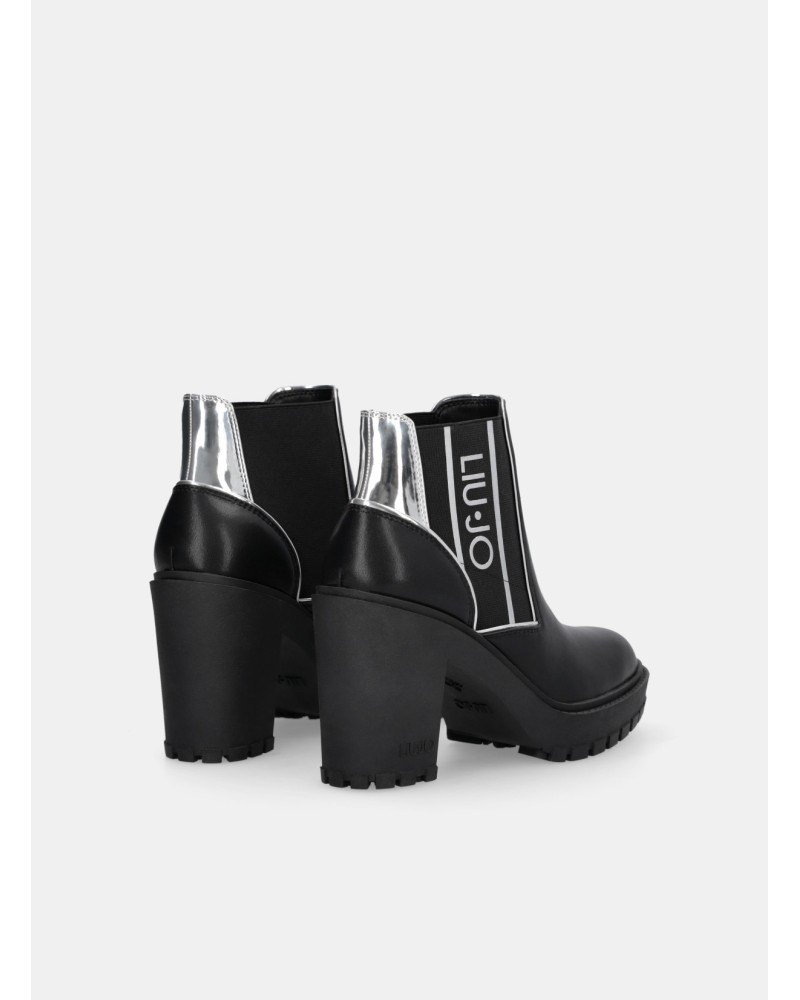 Bottines Ruby 04 LIU JO en cuir avec logo LIU JO - 6