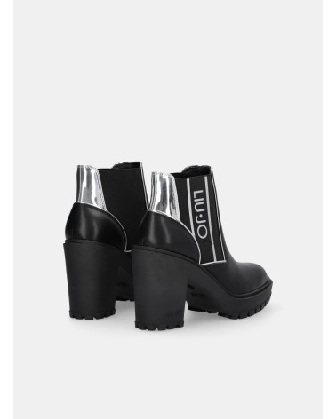 Bottines Ruby 04 LIU JO en cuir avec logo LIU JO - 6