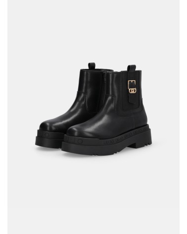 Bottines Love 63 LIU JO à plateforme en cuir LIU JO - 4