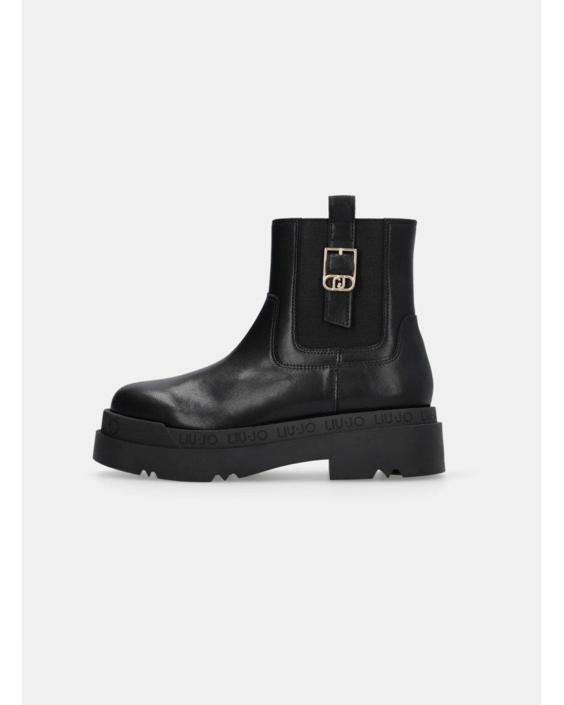 Bottines Love 63 LIU JO à plateforme en cuir LIU JO - 5