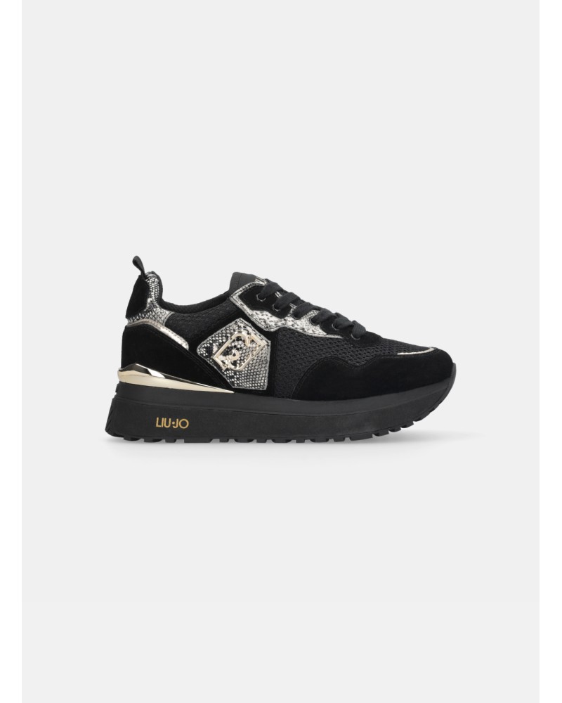 Sneakers Maxi Wonder LIU JO à plateforme détails python LIU JO - 3