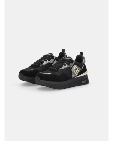 Sneakers Maxi Wonder LIU JO à plateforme détails python LIU JO - 4