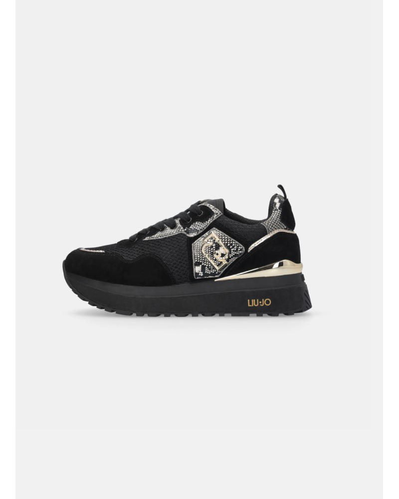 Sneakers Maxi Wonder LIU JO à plateforme détails python LIU JO - 5