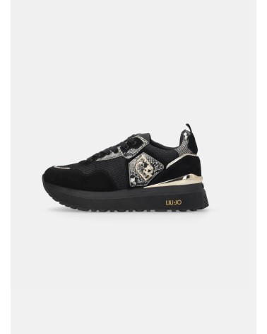 Sneakers Maxi Wonder LIU JO à plateforme détails python LIU JO - 5