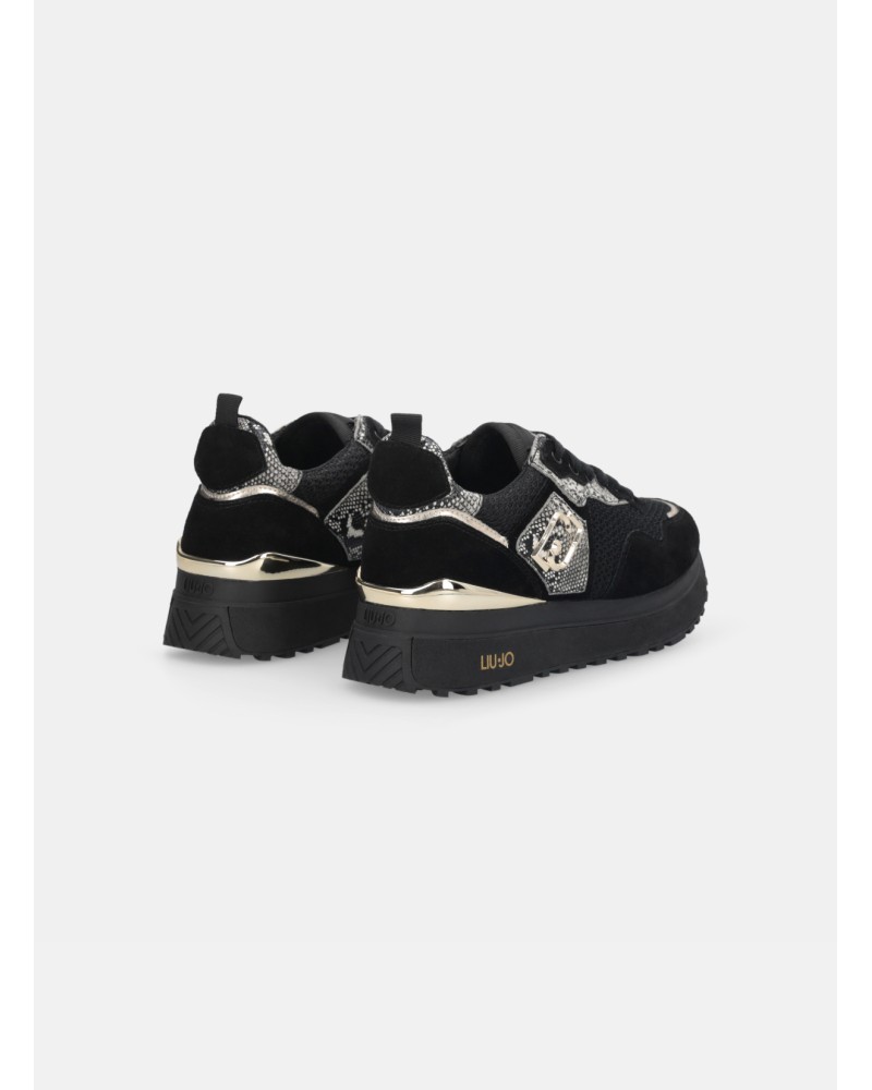 Sneakers Maxi Wonder LIU JO à plateforme détails python LIU JO - 6