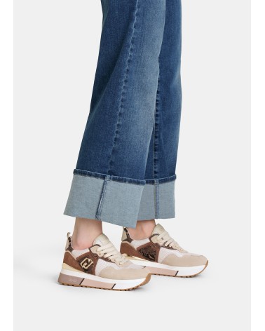 Sneakers Maxi Wonder LIU JO à plateforme détails python LIU JO - 8