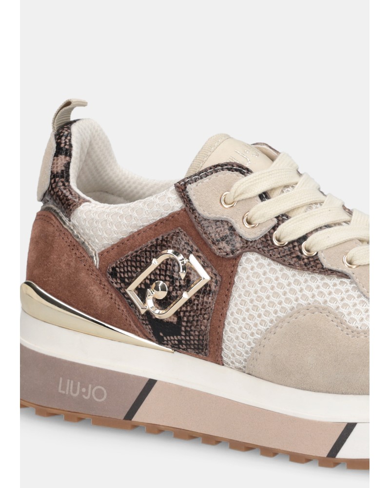 Sneakers Maxi Wonder LIU JO à plateforme détails python LIU JO - 9