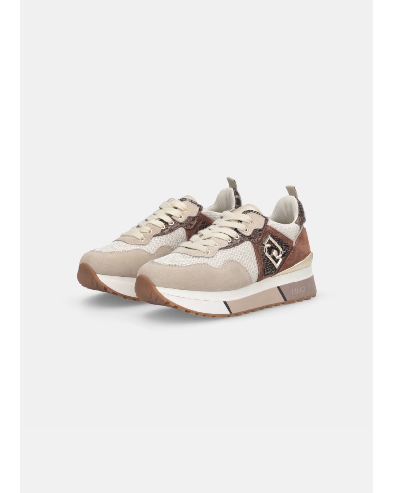Sneakers Maxi Wonder LIU JO à plateforme détails python LIU JO - 11