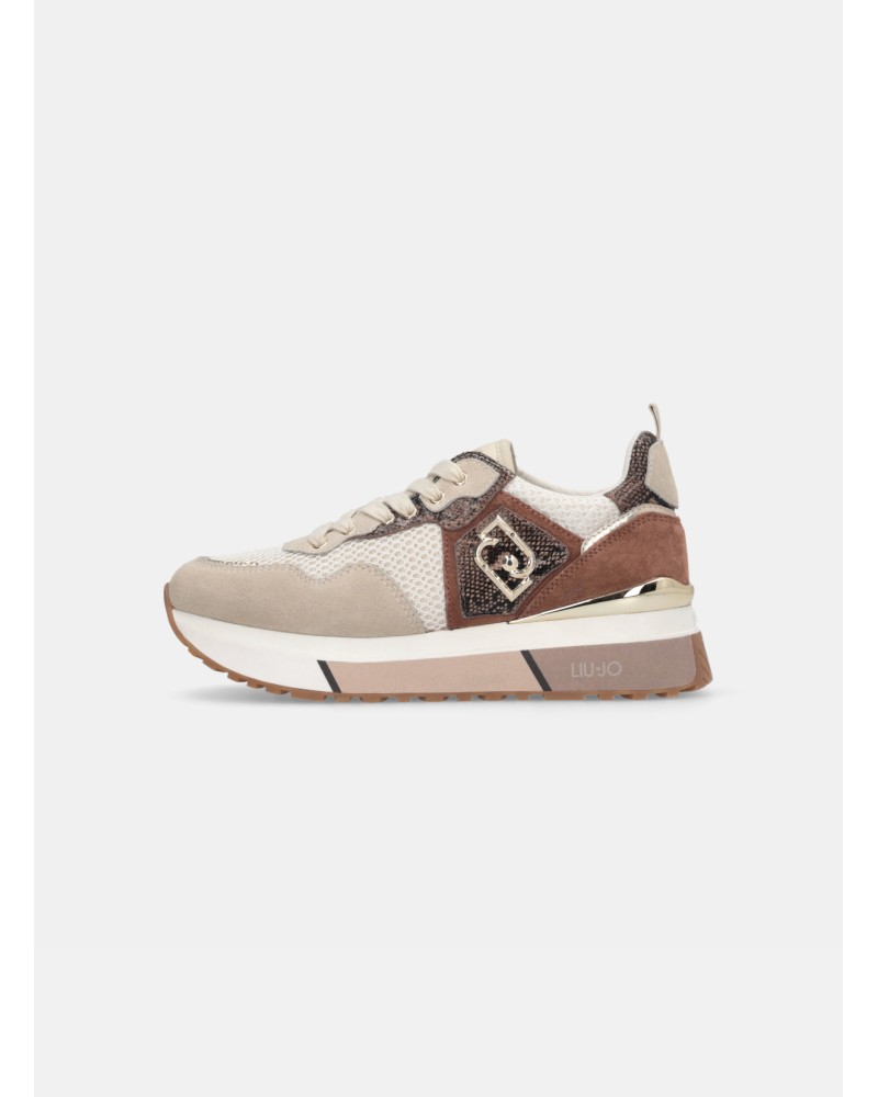 Sneakers Maxi Wonder LIU JO à plateforme détails python LIU JO - 12
