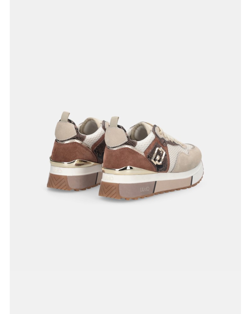Sneakers Maxi Wonder LIU JO à plateforme détails python LIU JO - 13