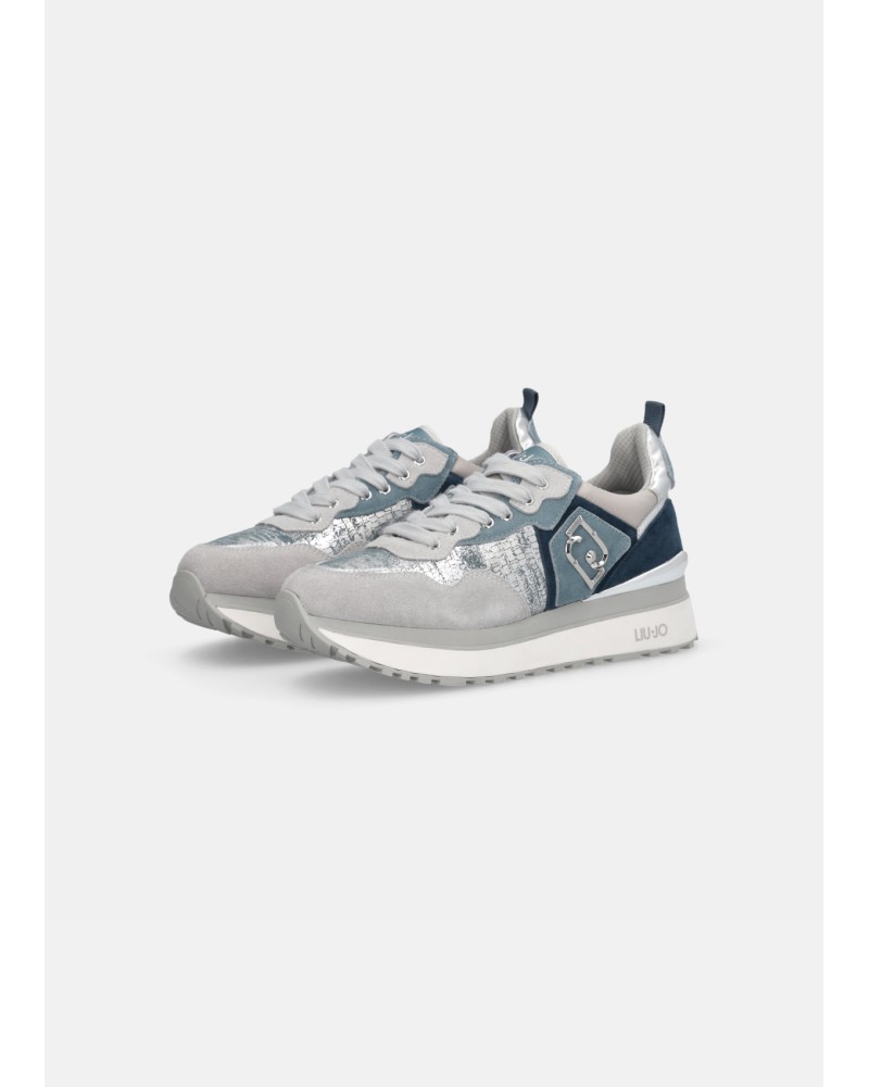 Sneakers MAXI WONDER LIU JO à plateforme effet lamé LIU JO - 4
