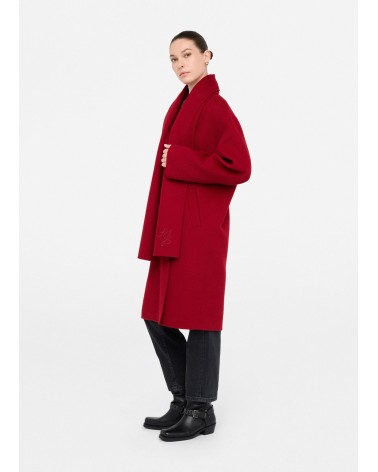 Manteau LIU JO en laine avec écharpe LIU JO - 1