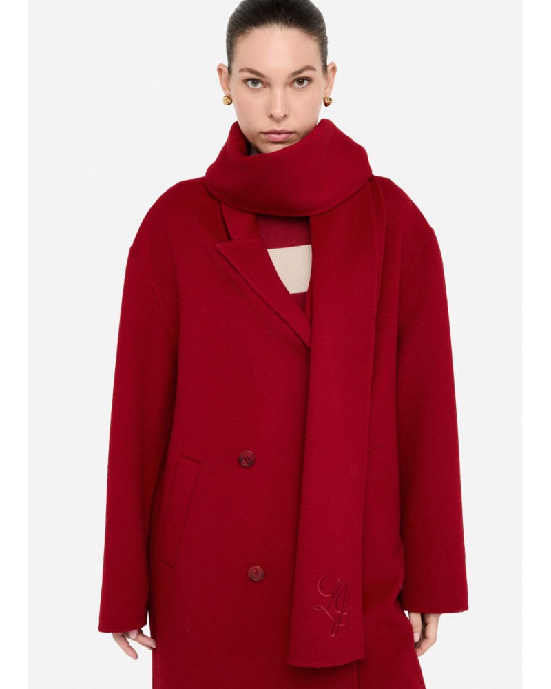 Manteau LIU JO en laine avec écharpe LIU JO - 2