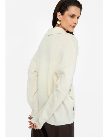 Pull en laine LIU JO avec broderies bijoux LIU JO - 1