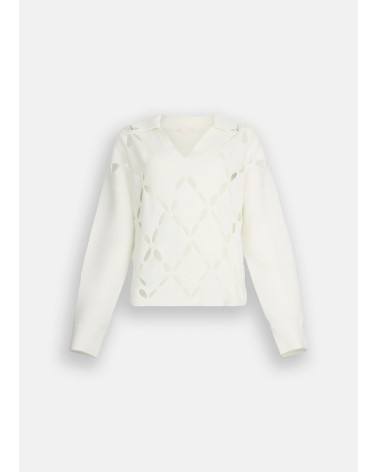 Pull en laine LIU JO avec broderies bijoux LIU JO - 7