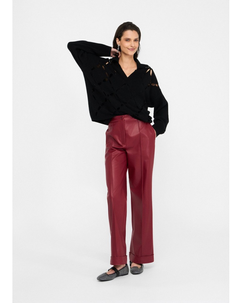Pull en laine LIU JO avec broderies bijoux LIU JO - 13