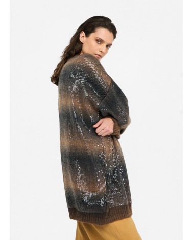 Cardigan long LIU JO avec paillettes LIU JO - 1