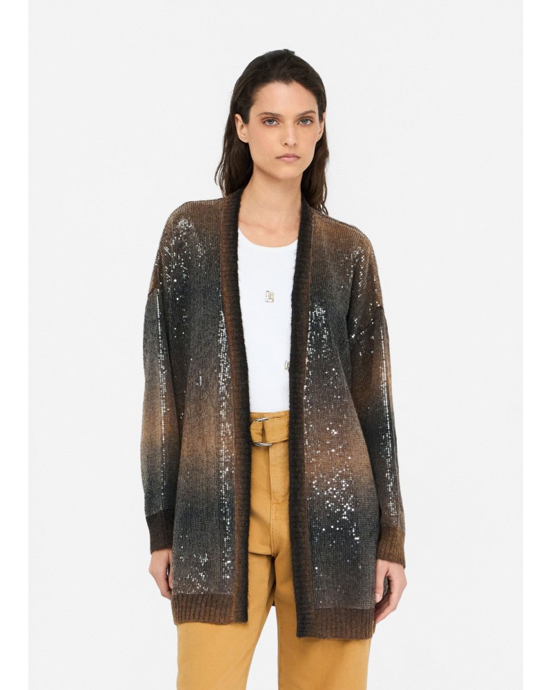 Cardigan long LIU JO avec paillettes LIU JO - 3