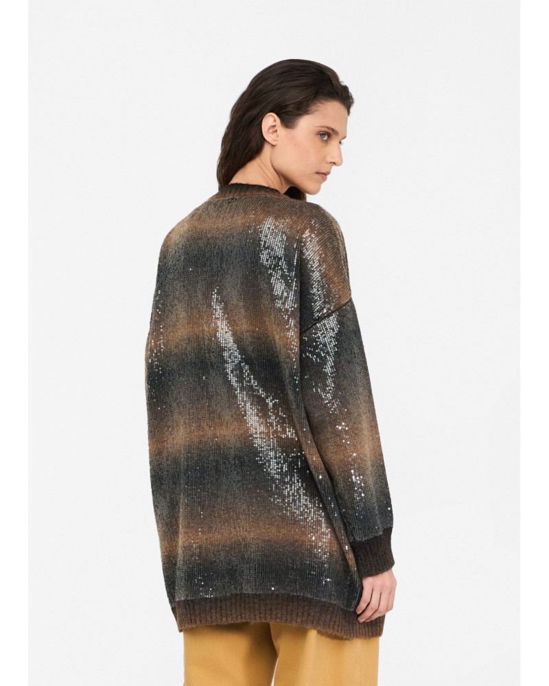 Cardigan long LIU JO avec paillettes LIU JO - 5