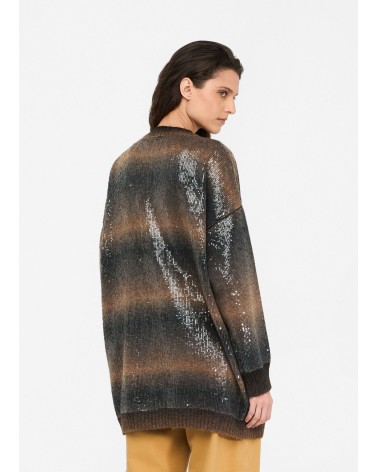 Cardigan long LIU JO avec paillettes LIU JO - 5