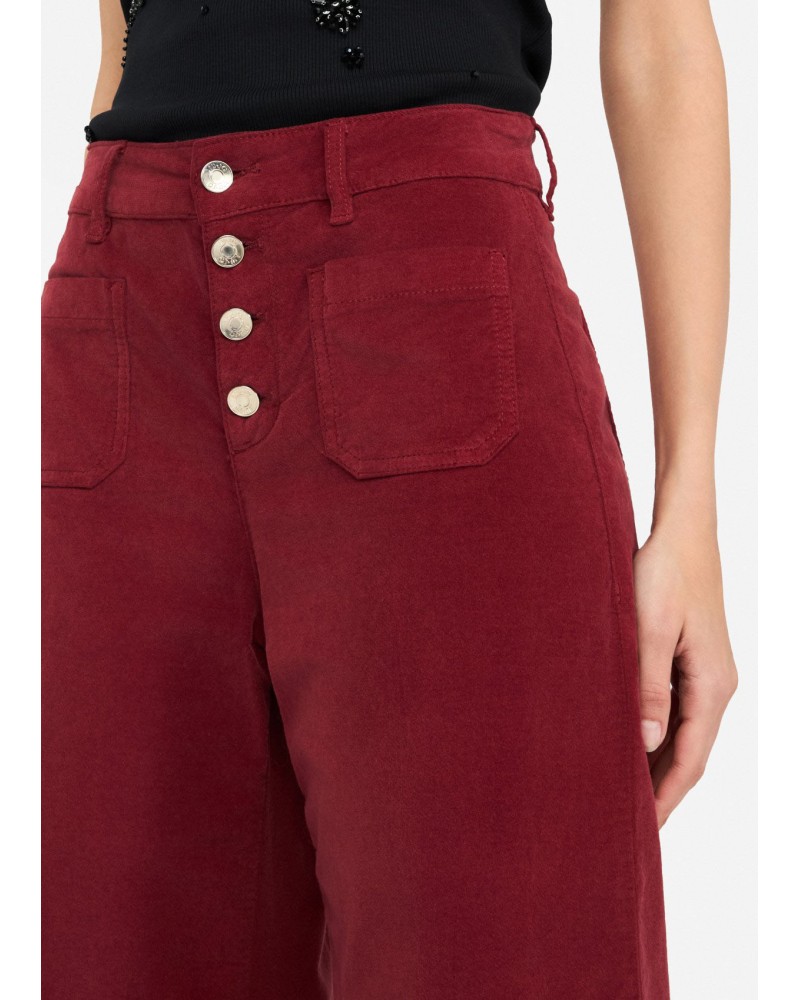 Pantalon évasé LIU JO en velours LIU JO - 4