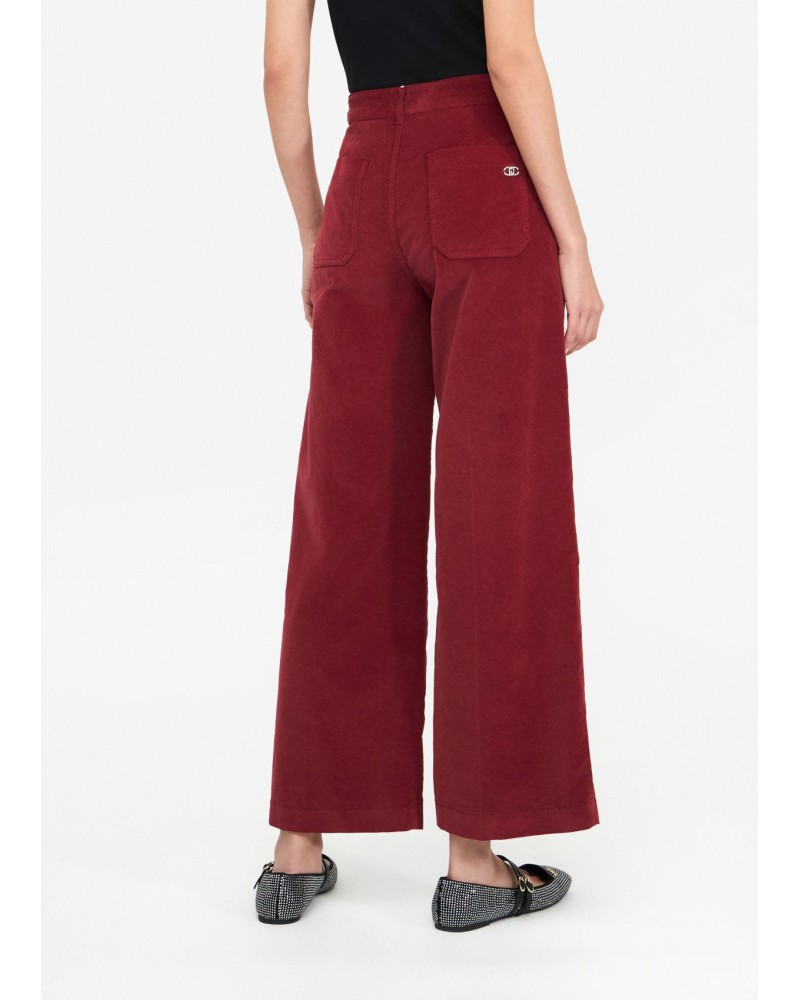 Pantalon évasé LIU JO en velours LIU JO - 5