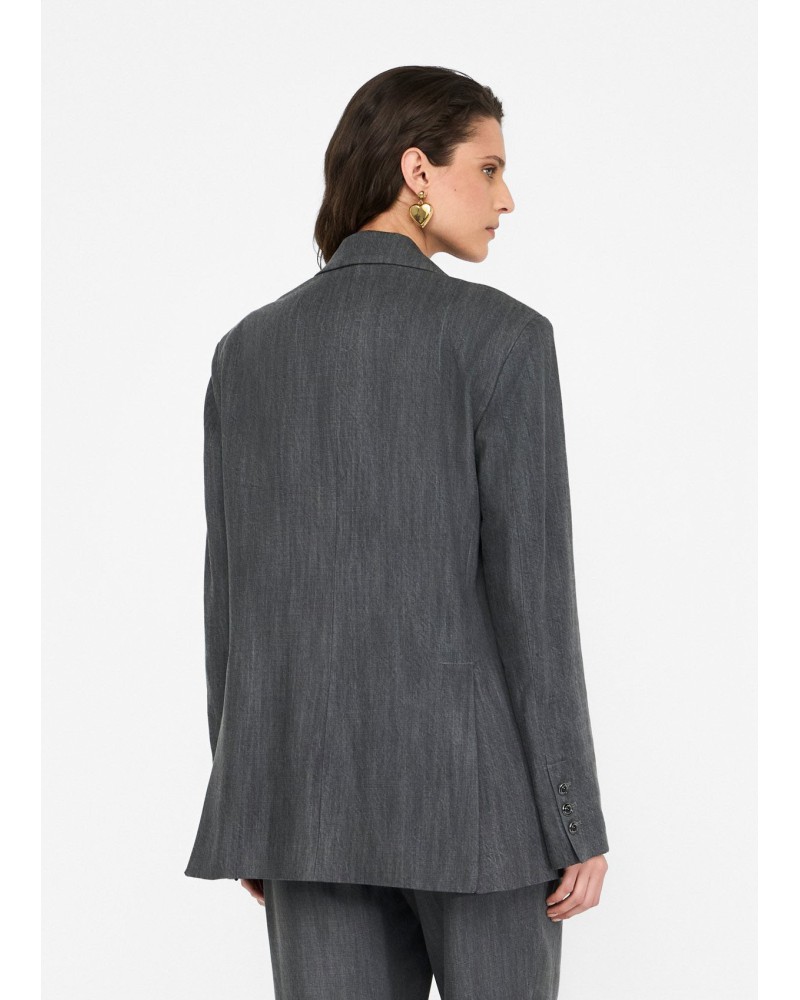 Blazer LIU JO en toile denim LIU JO - 5