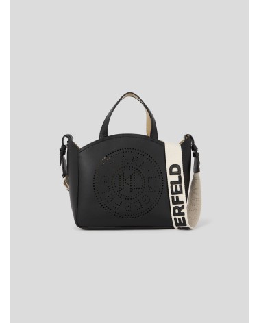 Petit sac cabas KARL LAGERFELD perforé K/Circle  - 1