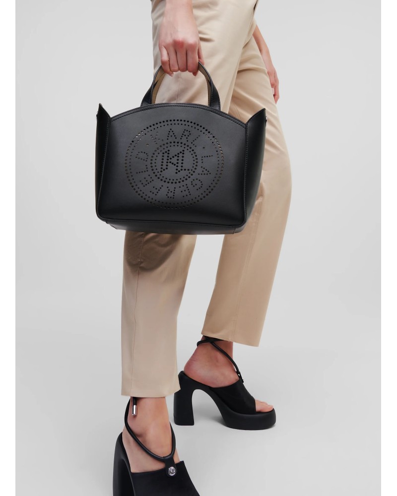 Petit sac cabas KARL LAGERFELD perforé K/Circle  - 2