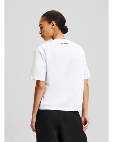 T-shirt col V KARL LAGERFELD Signature  - 3