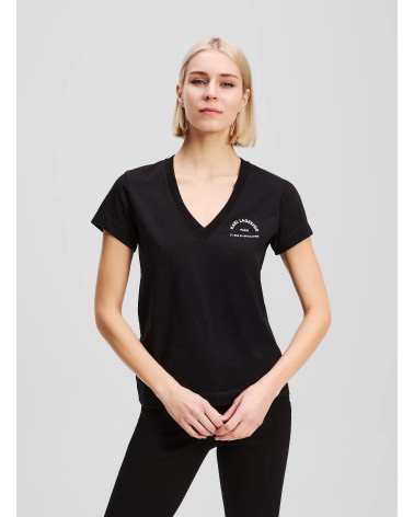 T-shirt col V KARL LAGERFELD Rue St-Guillaume  - 6