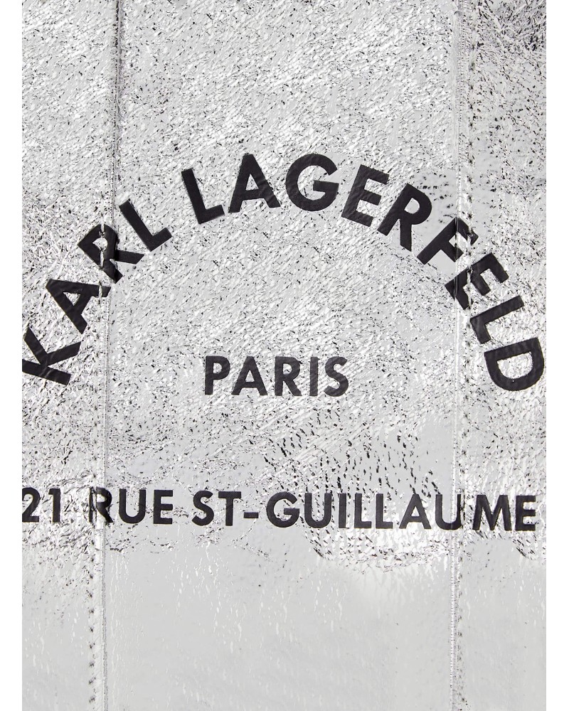 Mini tote bag KARL LAGERFELD Rue St-Guillaume métallique  - 2