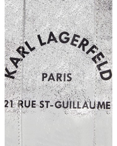 Mini tote bag KARL LAGERFELD Rue St-Guillaume métallique  - 2