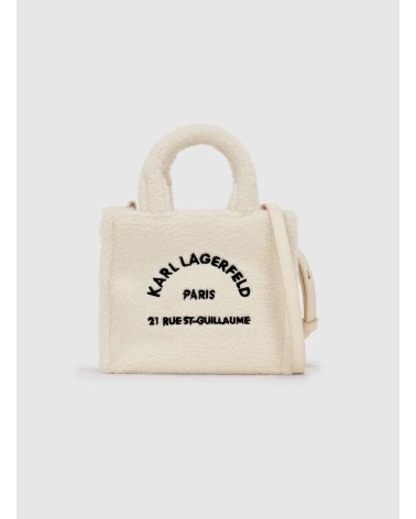 Mini tote bag shearling...