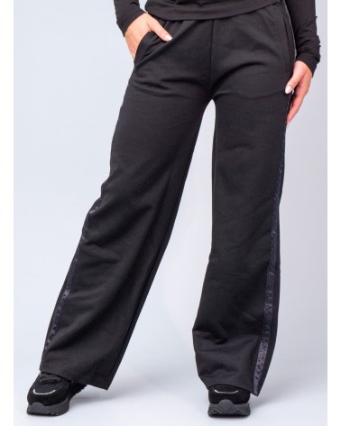 Bas de survêtement BOSS B_Texture_Pants en piqué de jersey avec bande monogrammée BOSS - 1