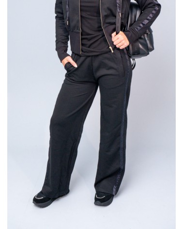 Bas de survêtement BOSS B_Texture_Pants en piqué de jersey avec bande monogrammée BOSS - 5