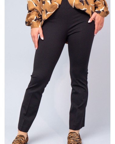 Pantalon flare OTTOD’AME en viscose stretch avec pinces Ottod'Ame - 1