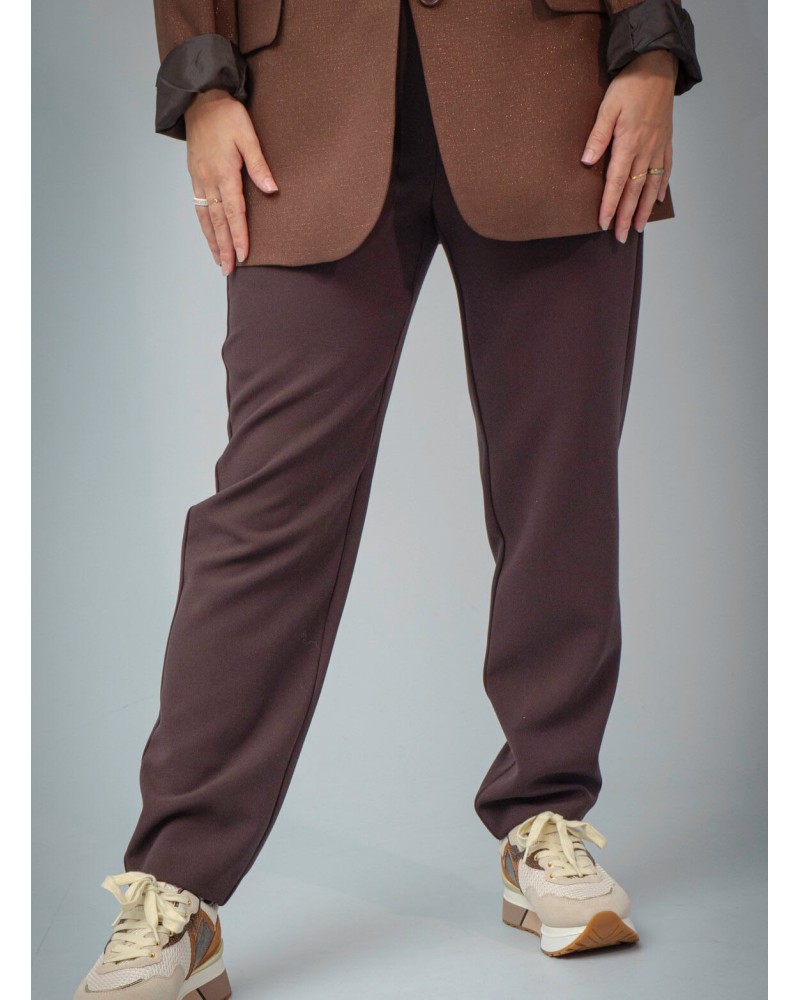 Pantalon à la cheville OTTOD’AME Cinzia avec taille élastiquée Ottod'Ame - 1
