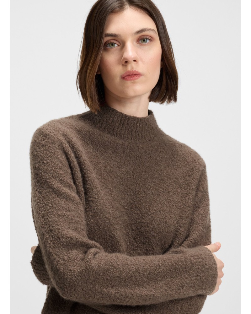 Pull col montant BOSS Fubrina en laine et cachemire BOSS - 8