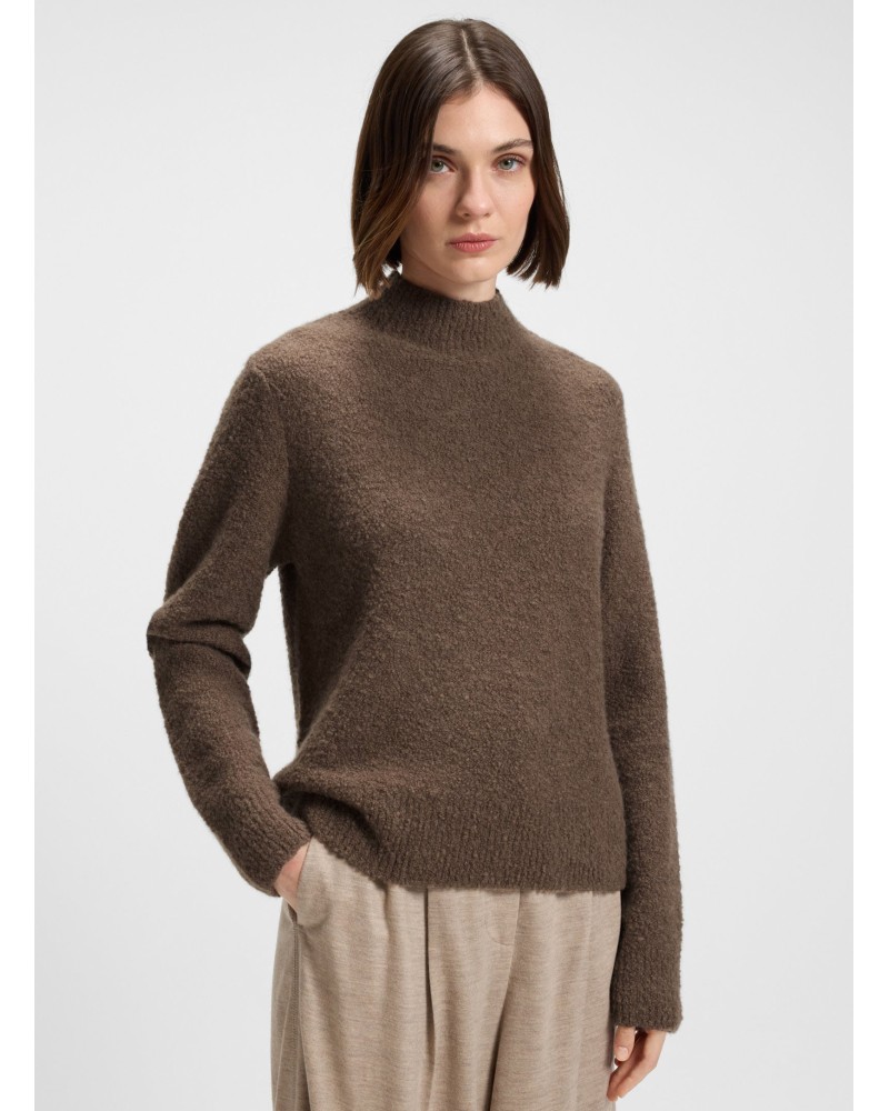 Pull col montant BOSS Fubrina en laine et cachemire BOSS - 9