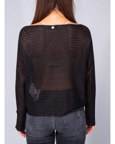 Pull avec Lurex® LIU JO avec col bateau LIU JO - 8