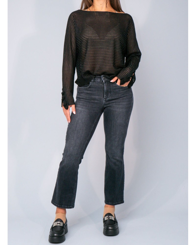 Pull avec Lurex® LIU JO avec col bateau LIU JO - 10