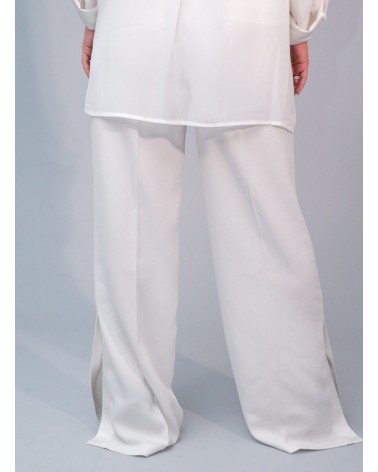 Pantalon palazzo Liu Jo Better en envers satin LIU JO - 10