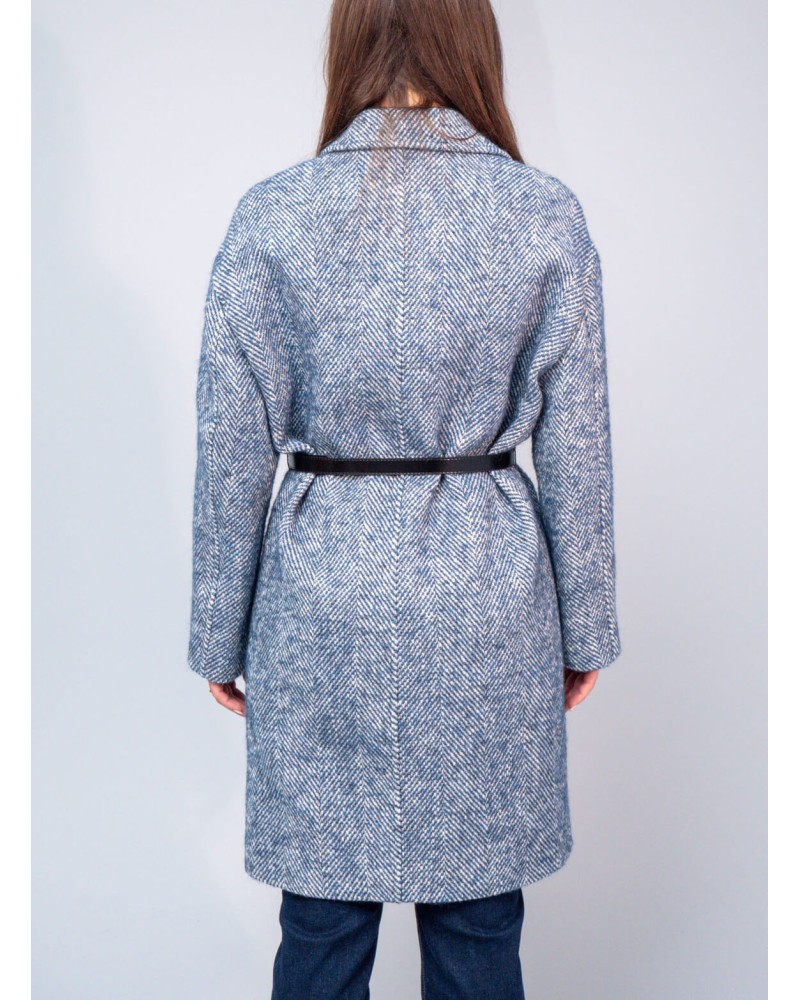 Manteau LIU JO à chevrons avec ceinture LIU JO - 2
