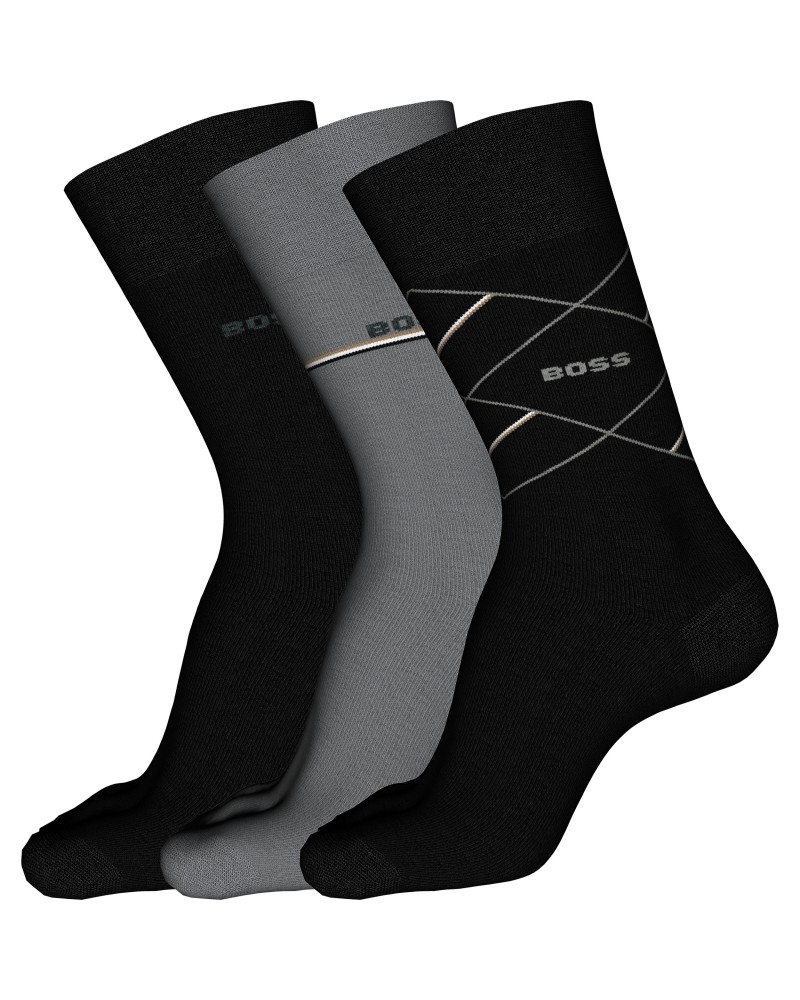 Chaussettes BOSS 3PRS Giftset Icon CC BOSS - 1