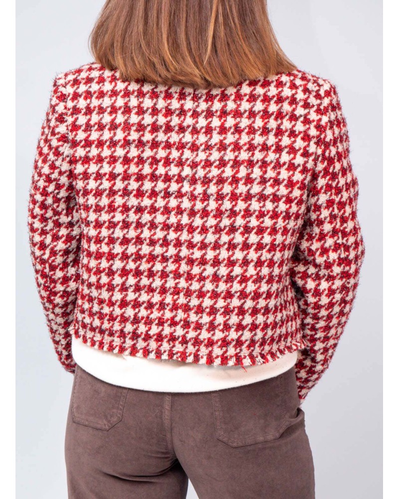 Blazer bouclé LIU JO à motif pied-de-poule LIU JO - 1