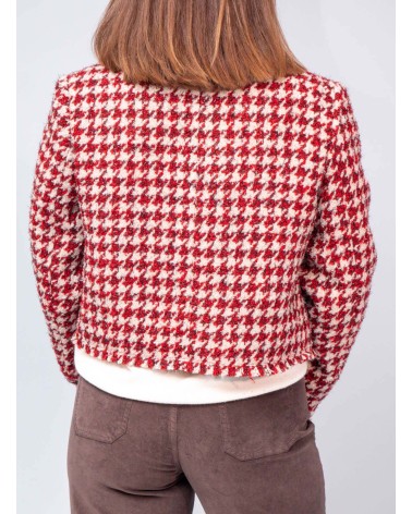 Blazer bouclé LIU JO à motif pied-de-poule LIU JO - 1