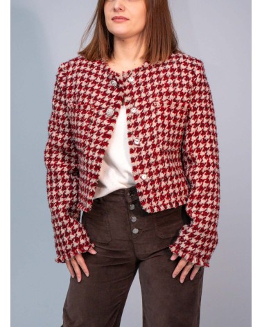 Blazer bouclé LIU JO à motif pied-de-poule LIU JO - 2
